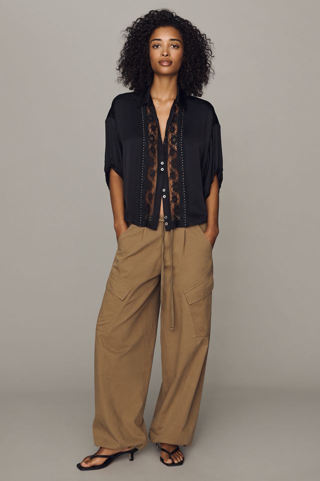 Blouse en dentelle Quincy par Pilcro #2
