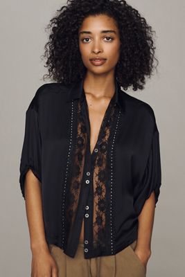 Quincy Lace Blouse by Pilcro