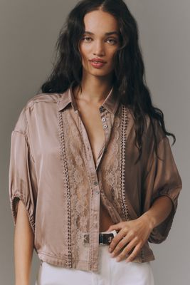 The Quincy Lace Blouse by Pilcro