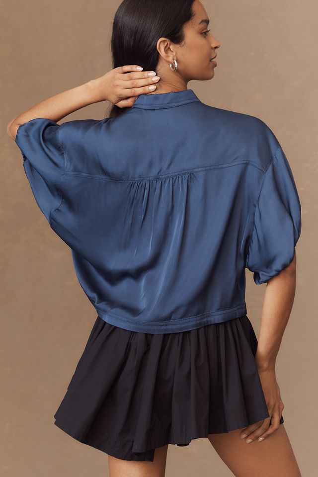 Pilcro Lace Appliqué Blouse