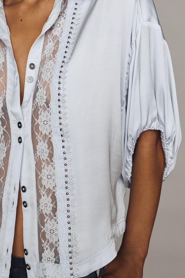 Blusa de Encaje Quincy de Pilcro #3