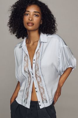 Blouse en dentelle Quincy par Pilcro