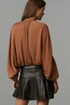 By Anthropologie Long-Sleeve Ruched Dolman Top