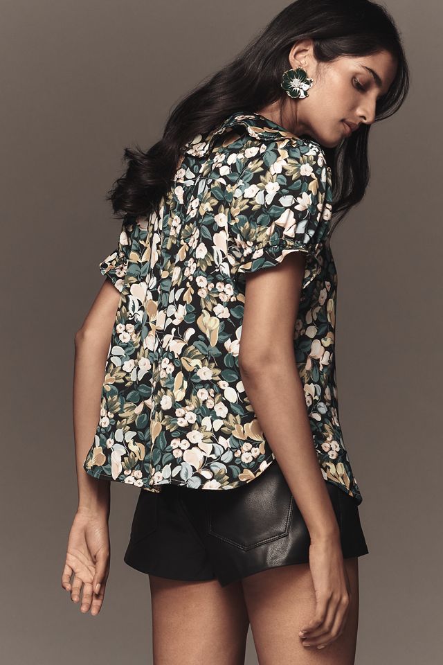 The Keira Silky Blouse by Pilcro #2