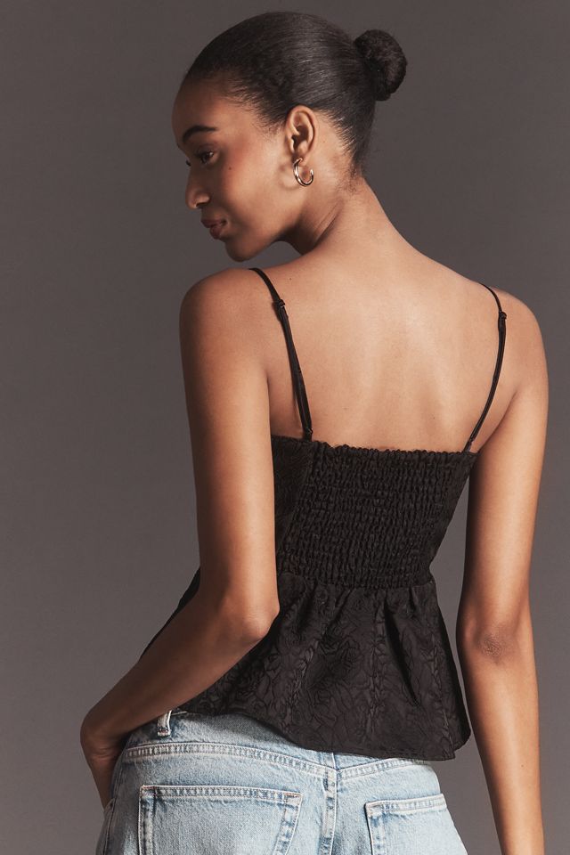 Maeve Jacquard Peekaboo Tank Top #3