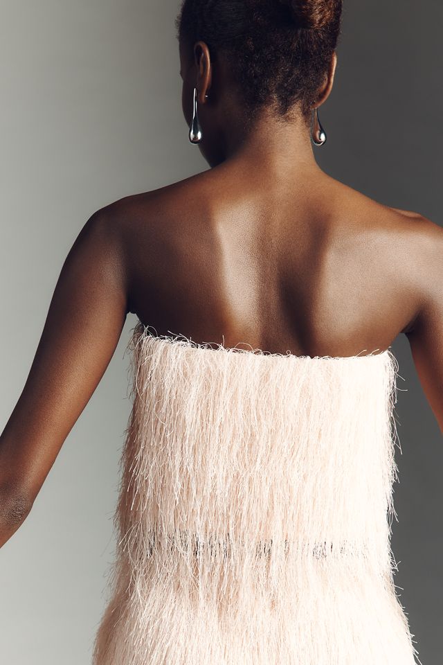 Maeve Strapless Fringe Top #2