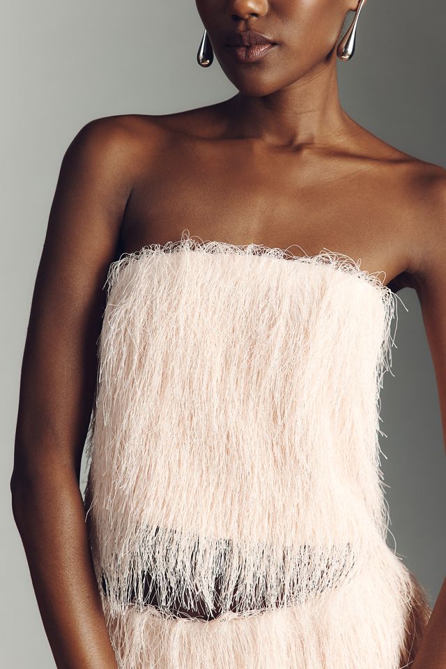 Maeve Strapless Fringe Top #1