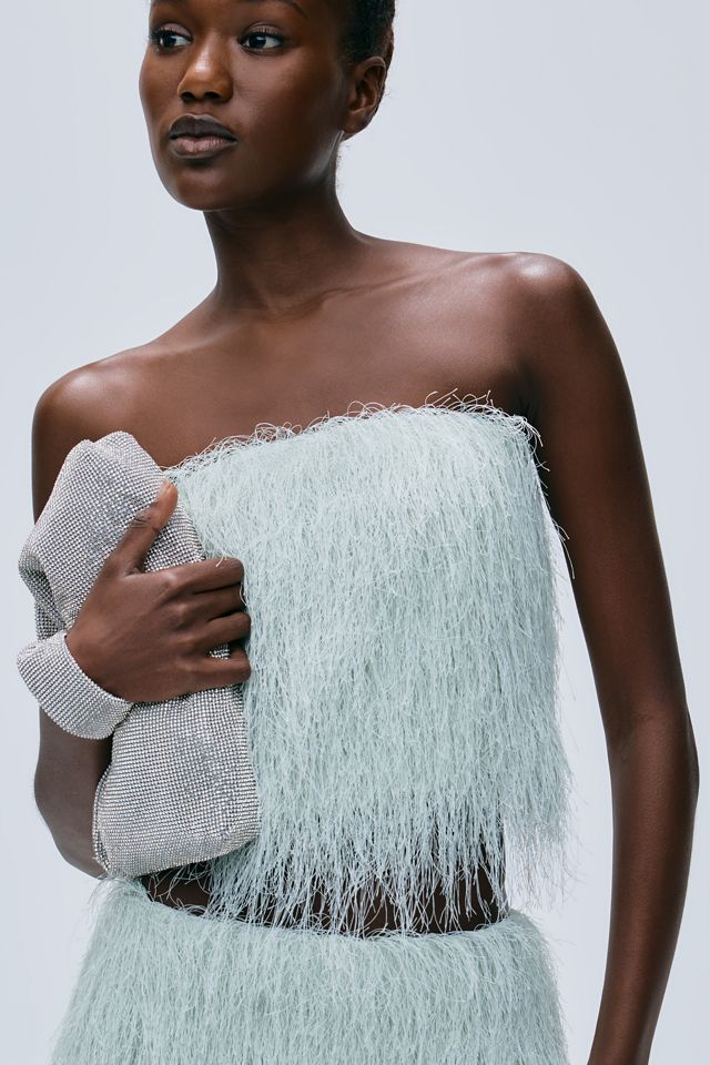 Maeve Strapless Fringe Top #1