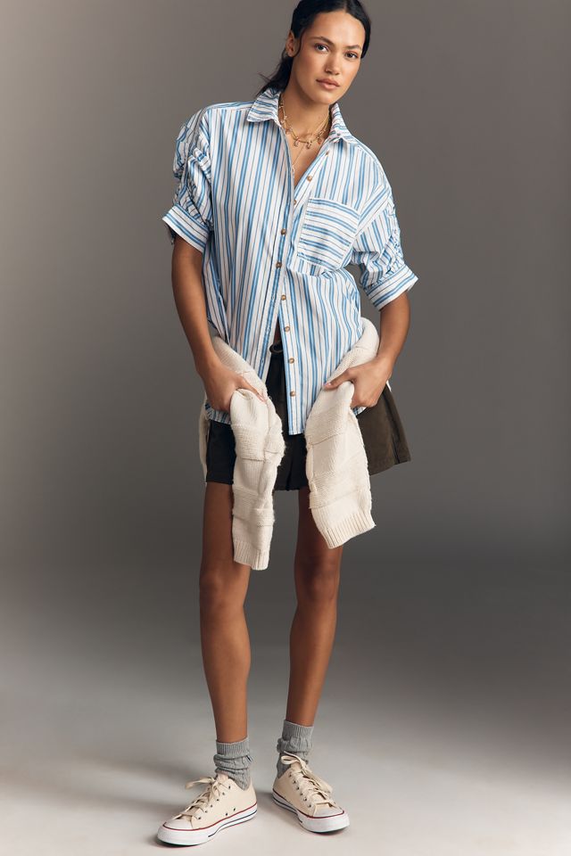 Chemise boutonnée à manches froncées Pilcro #2