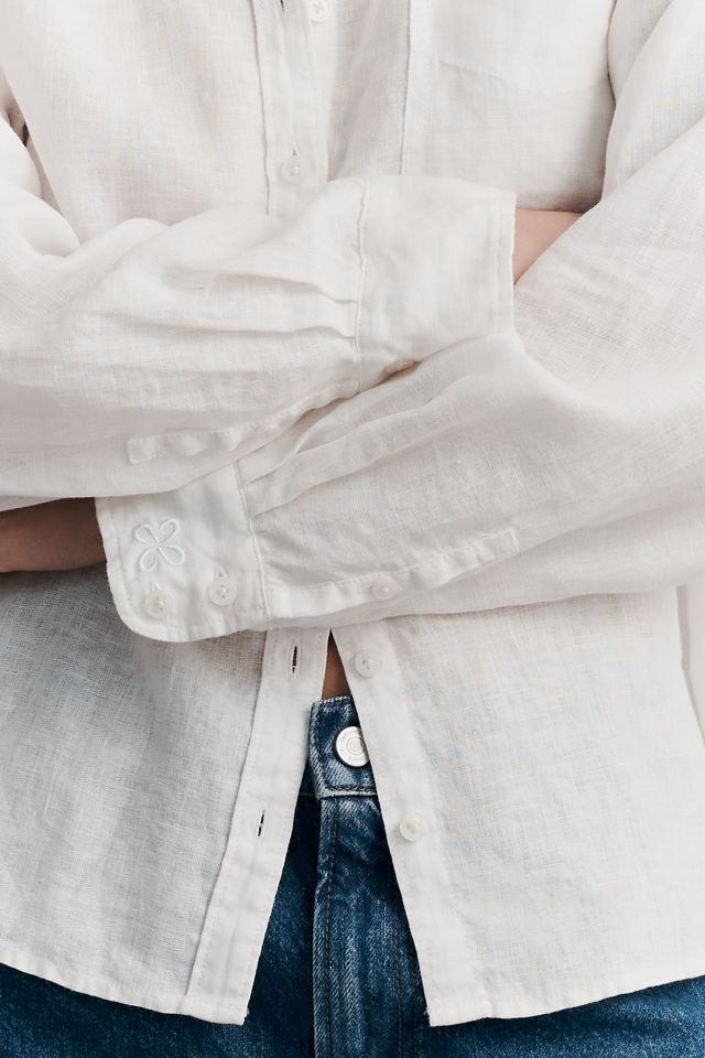 Shrunken Bennet 100% European Linen Buttondown Shirt #3