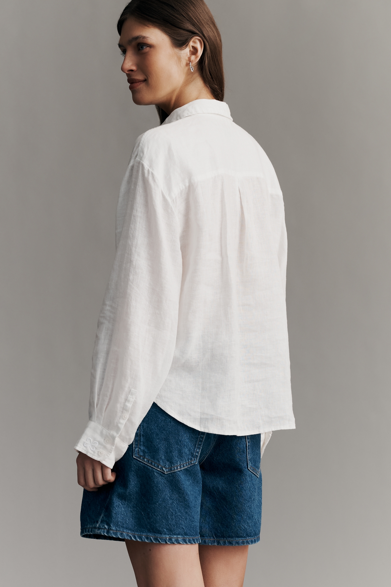 Shrunken Bennet 100% European Linen Buttondown Shirt