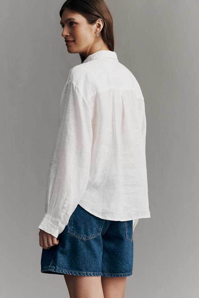 Shrunken Bennet 100% European Linen Buttondown Shirt #4