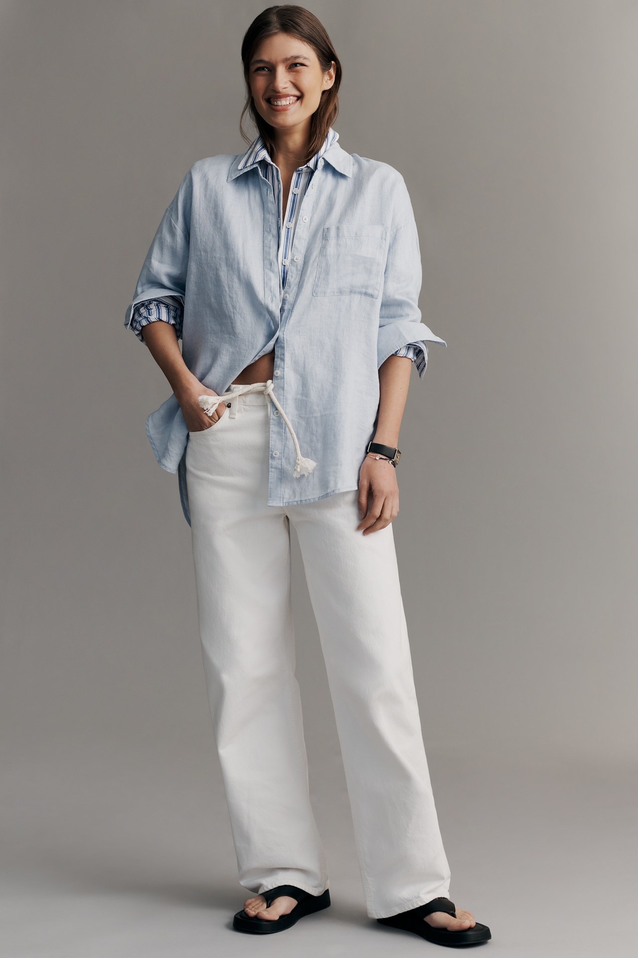 Bennet 100% European Linen Buttondown Shirt