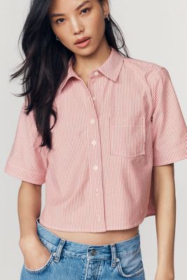 Camisa Corta de Manga Corta con Botones Merritt de Maeve