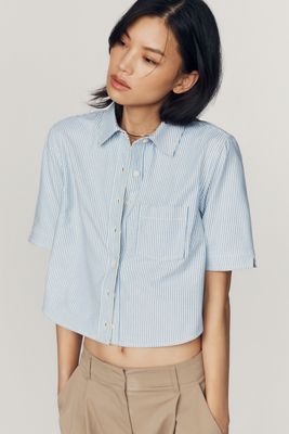 Camisa Corta de Manga Corta con Botones Merritt de Maeve