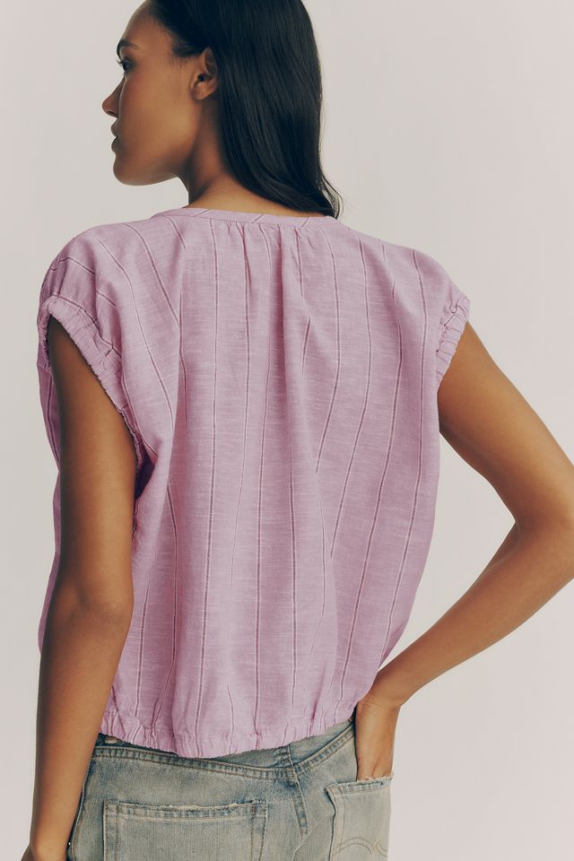 Pilcro 100% Linen Zip Front Blouse #2
