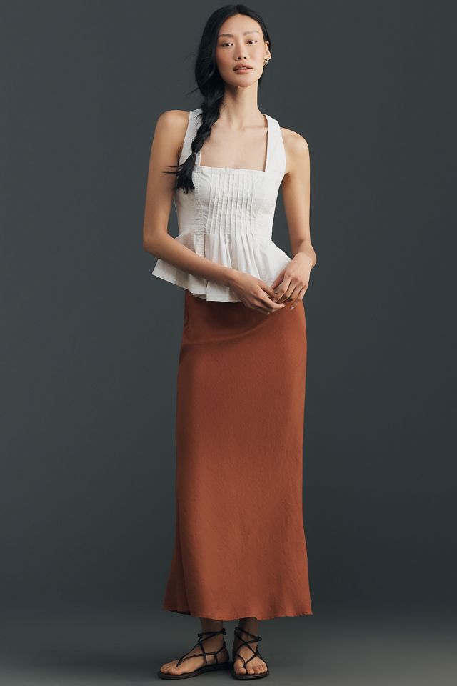 Pilcro Sleeveless Reworked Peplum Top | Anthropologie