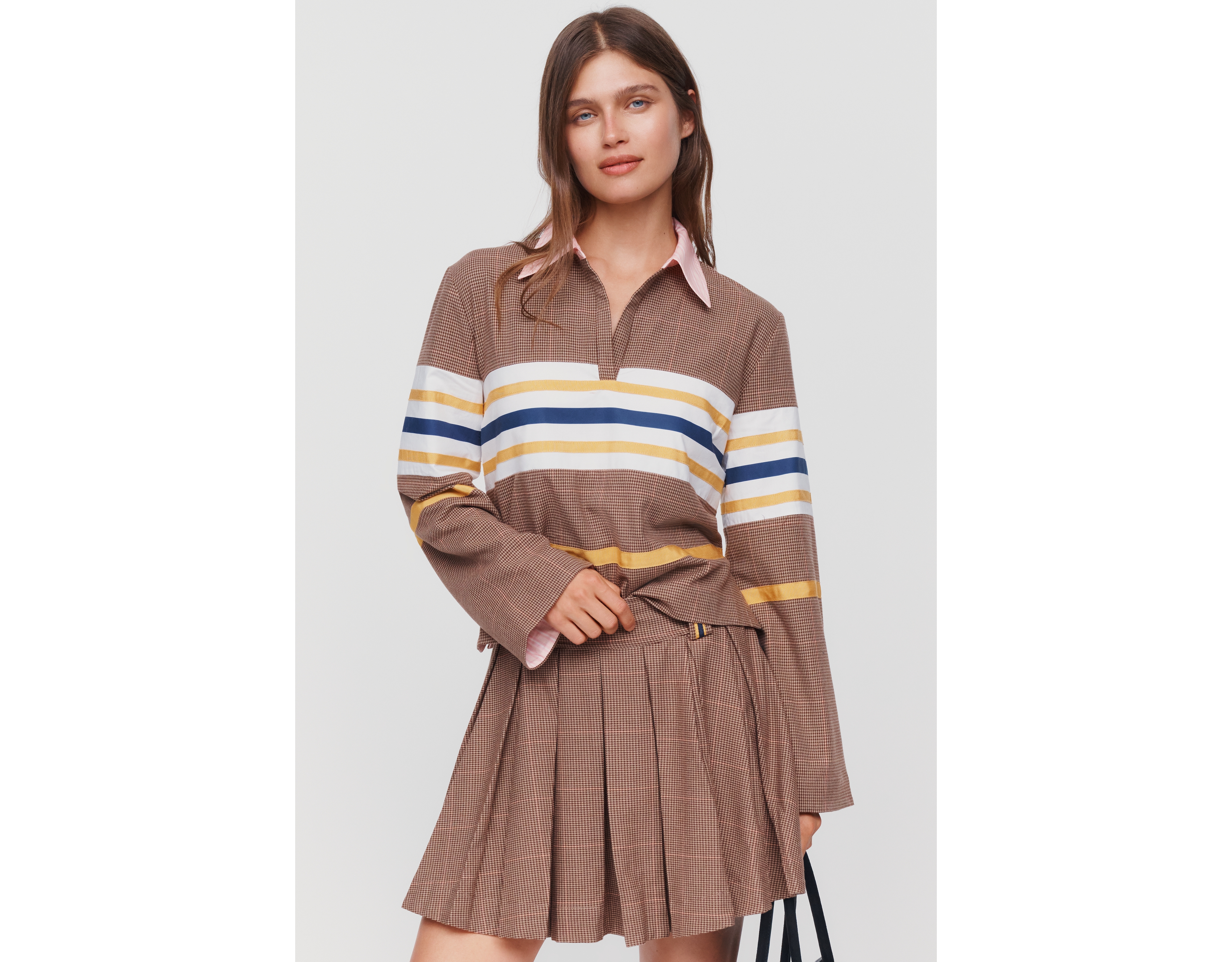 Maeve Long-Sleeve Sporty Henley
