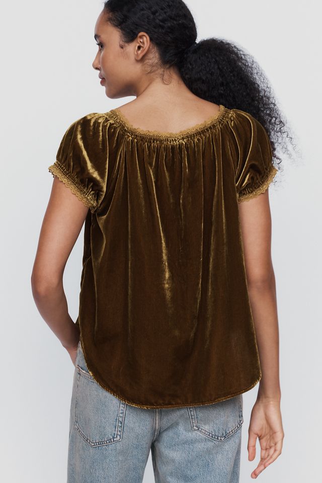 Das Amber Samt-Top #1