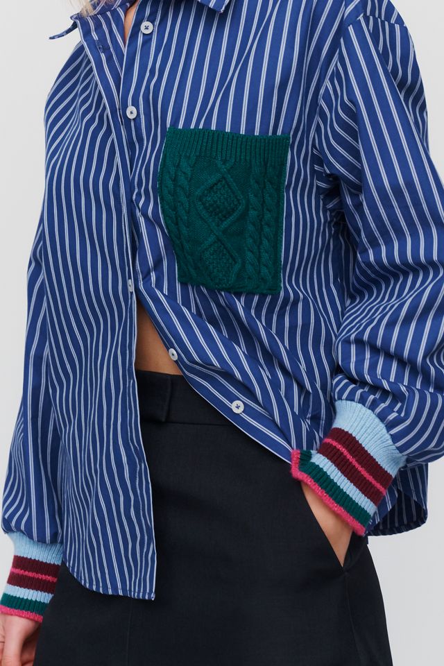 Maeve Shrunken Bennet 100% Cotton Buttondown Shirt #2