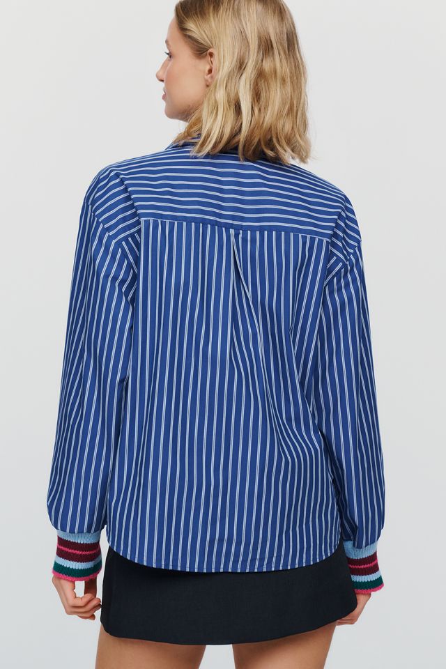 Maeve Shrunken Bennet 100% Cotton Buttondown Shirt #3