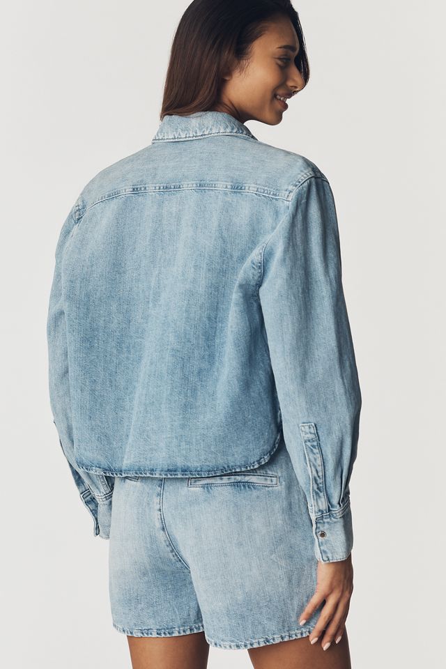 7 For All Mankind Ivy Denim Buttondown Shirt #1