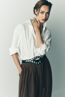 Maeve Oversized Buttondown Shirt