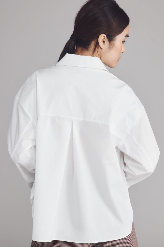 Maeve Long-Sleeve Buttondown Shirt #1