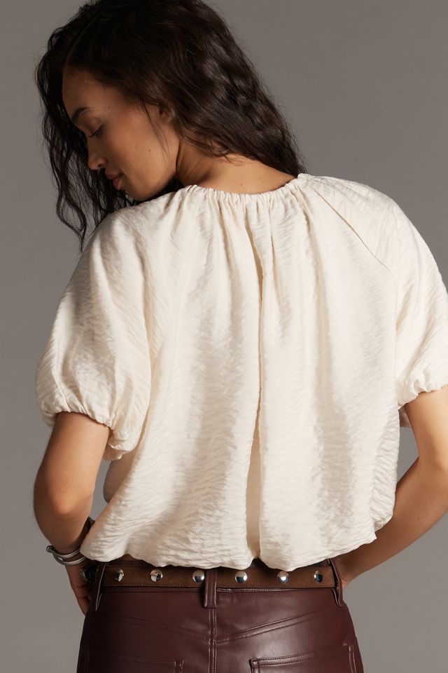 By Anthropologie Off-The-Shoulder Bubble Top #3