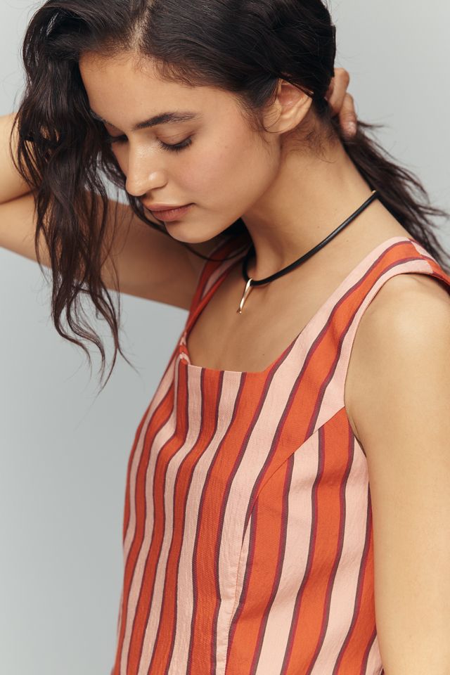 Maeve Sleeveless Square-Neck Top #4
