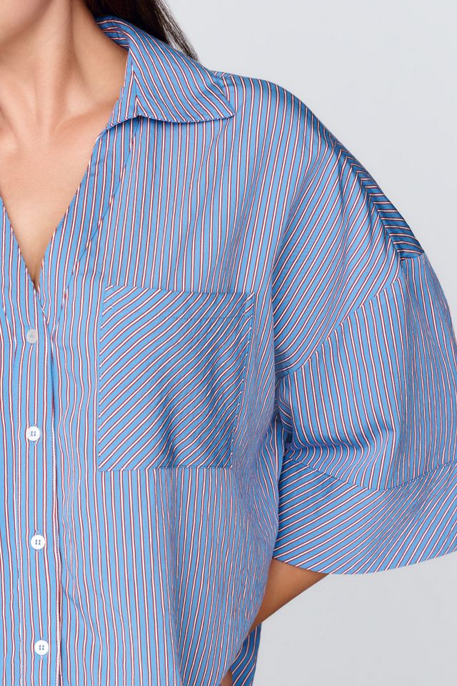 Maeve Wide-Cuff Buttondown Shirt #5