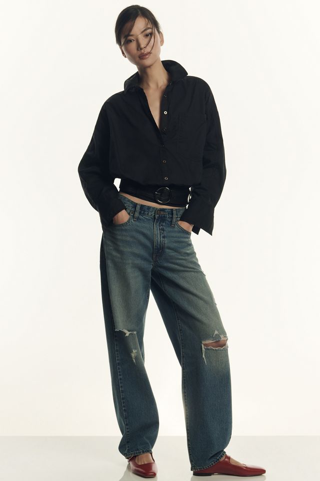 Pilcro Long-Sleeve Belt-Waist Blouse #2