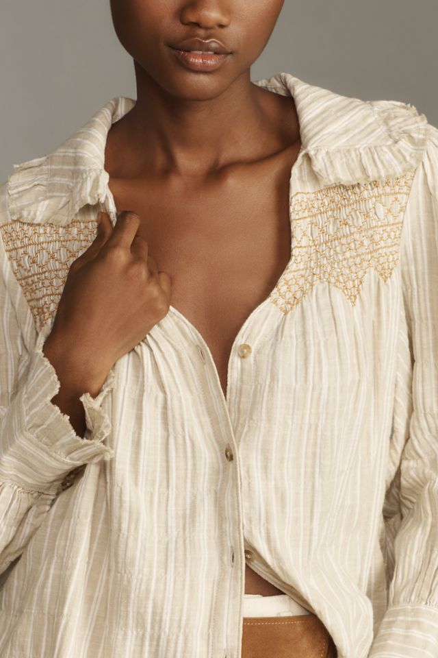 Blusa Pilcro Victoriana de Manga Larga con Botones #3