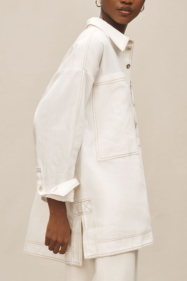 Pilcro Patch-Tasche Hemdbluse mit Kragen #3