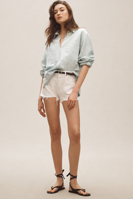 Haut utilitaire à poches plaquées et col par Anthropologie par en taille: S - By Anthropologie - Modalova