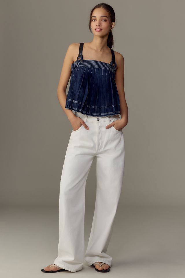 Blusa de Mezclilla sin Mangas con Arnés Pilcro #2