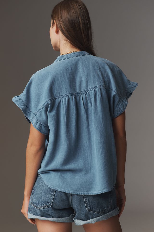 Blouse Smockée Manches Courtes Pilcro #1