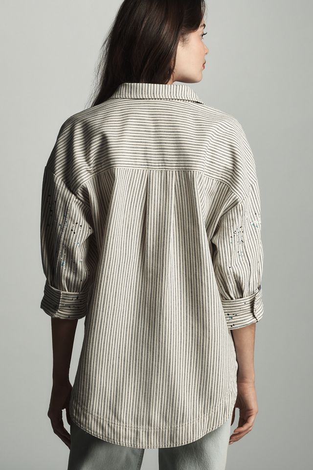 Pilcro Studio Smock Buttondown Shirt #1