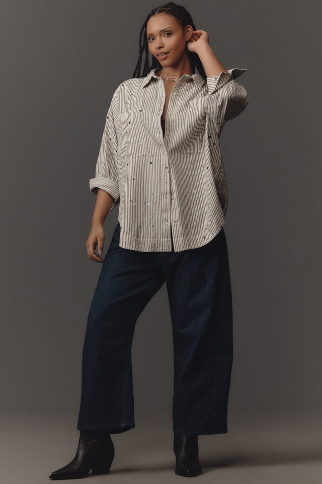 Pilcro Studio Smock Buttondown Shirt #8
