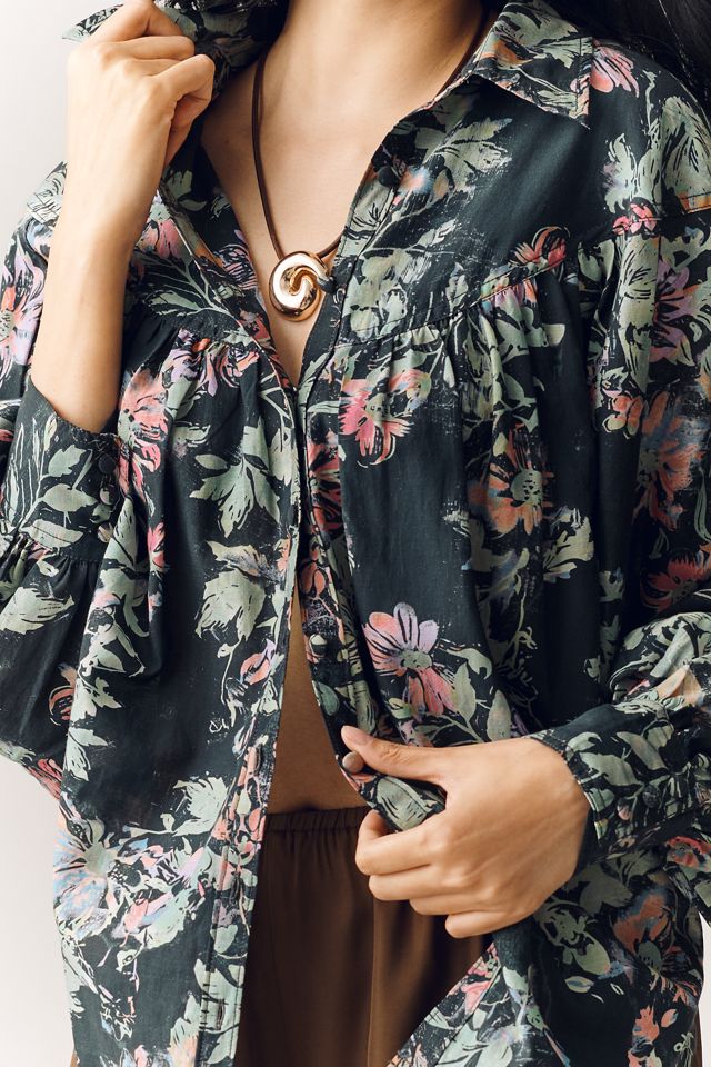 Pilcro Batwing Yoke Blouse #1