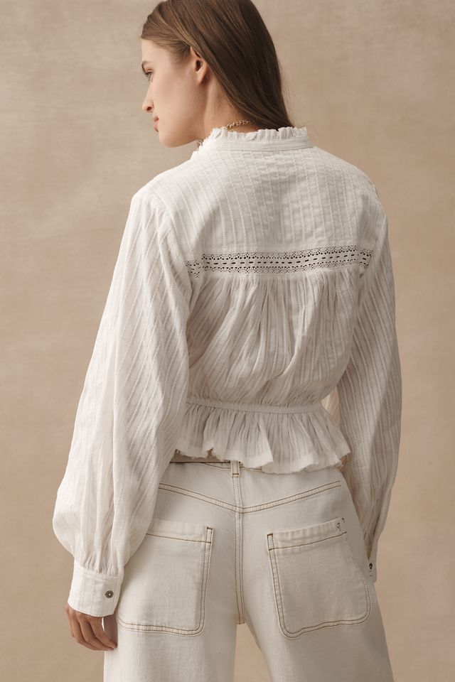 Pilcro Long-Sleeve Delicate Blouse #1