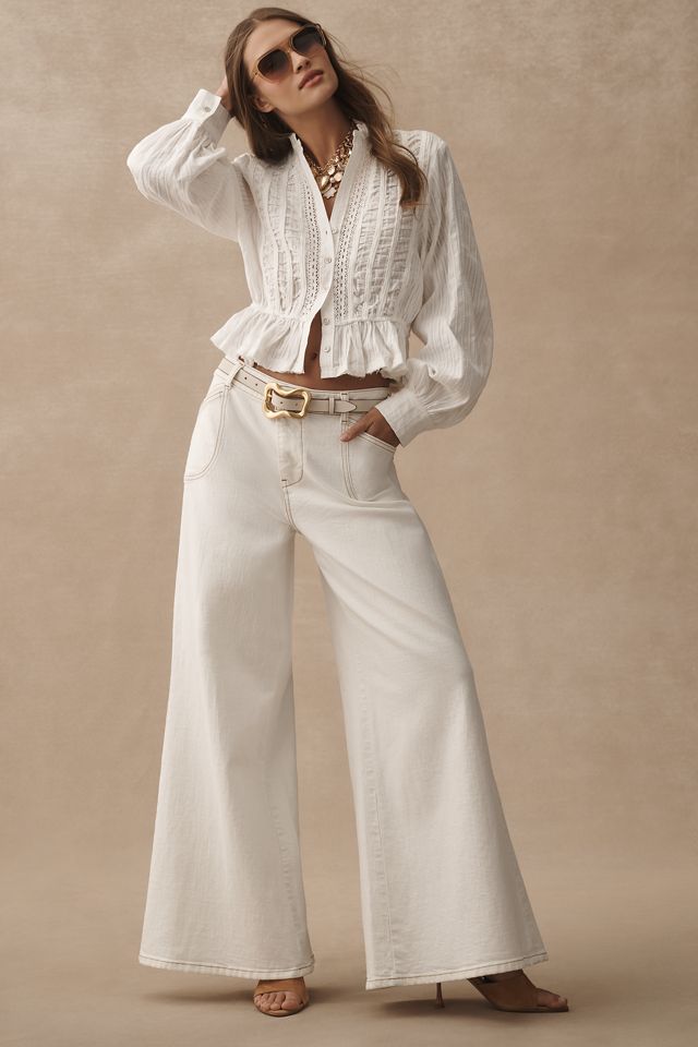 Pilcro Long-Sleeve Delicate Blouse #2