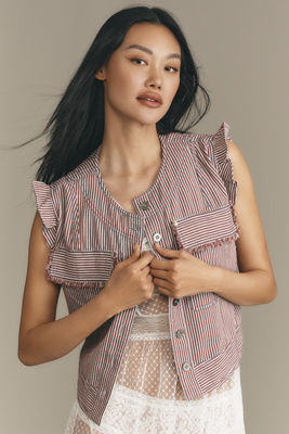 PILCRO NAUTIQUE UTILITY BLOUSE 