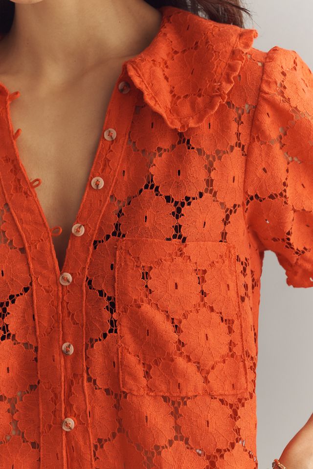 Pilcro Keira Lace Blouse #1