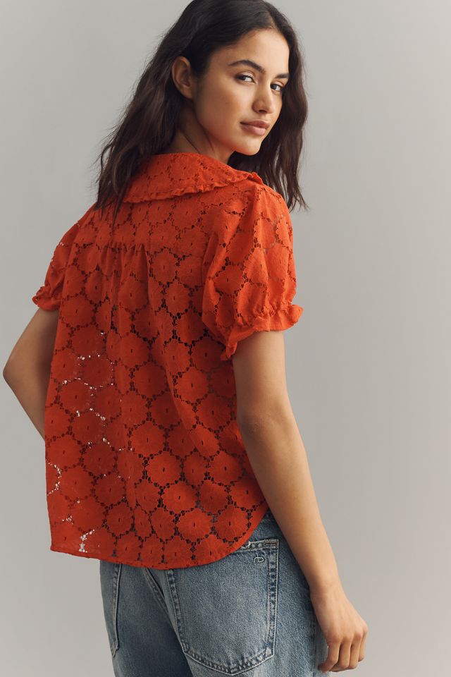 Pilcro Keira Lace Blouse #3