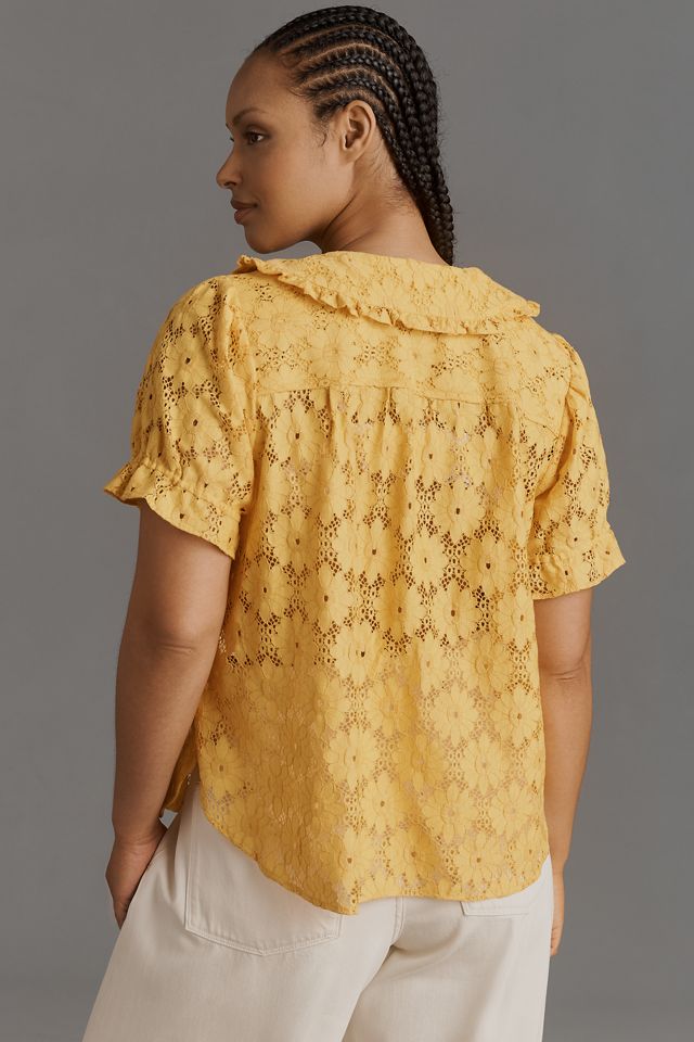 The Keira Lace Blouse by Pilcro  #6