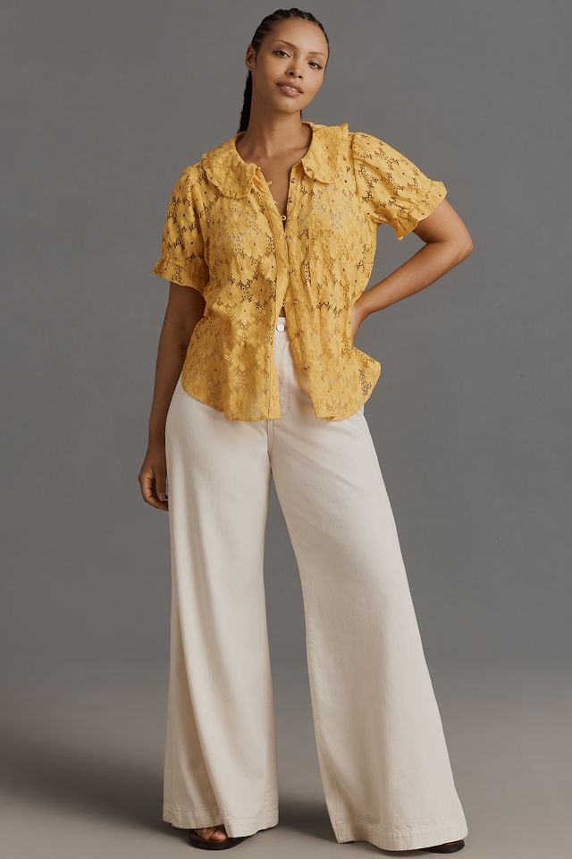 The Keira Lace Blouse by Pilcro  #8