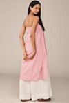 Maeve Strapless Twist Open-Front Long Top