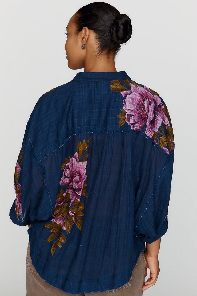 Pilcro Batwing Printed Buttondown Shirt #6