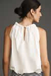 By Anthropologie Braided Bubble-Hem Tank Top